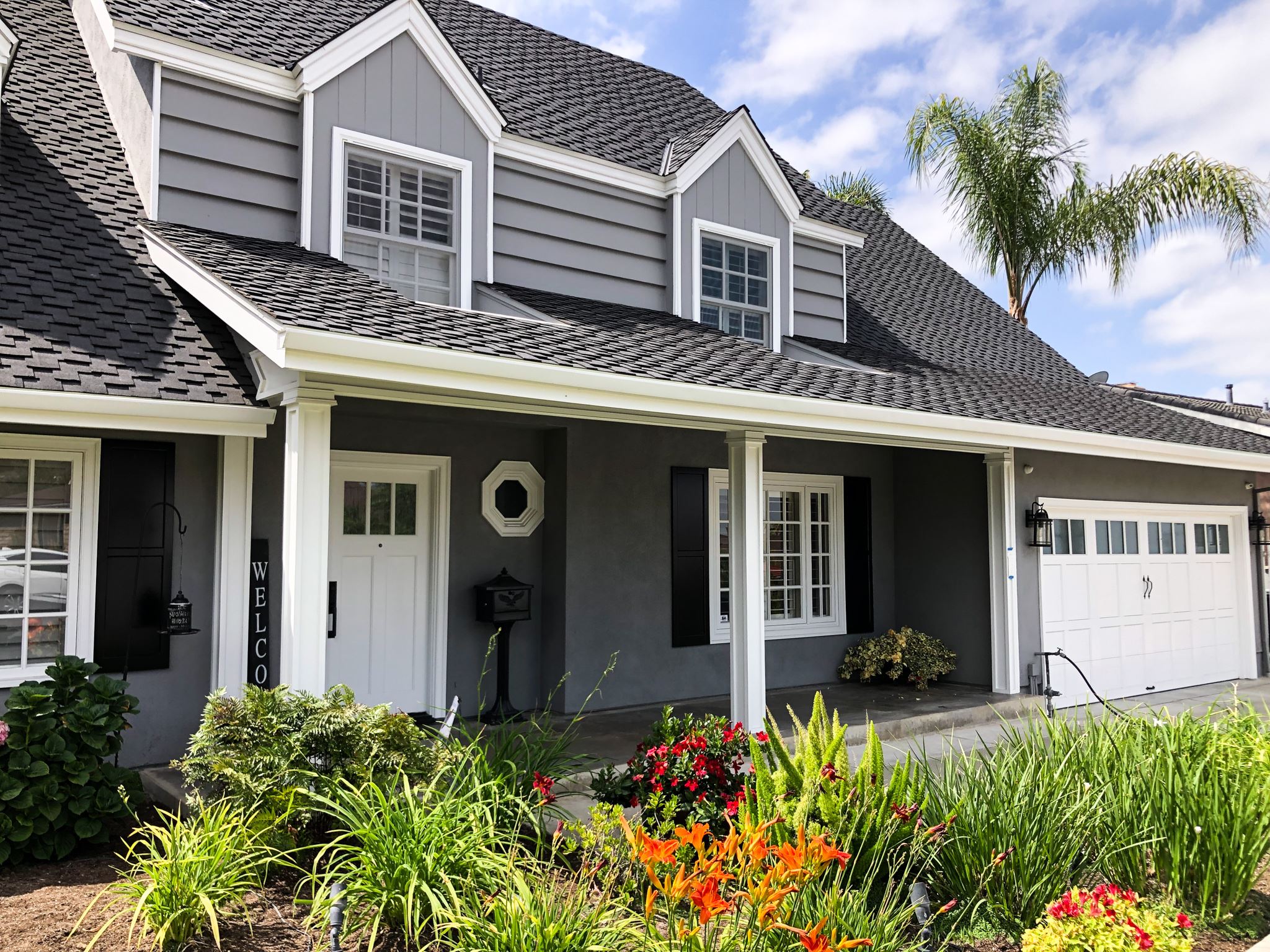 Black Composite Exterior Shutters in Orange, California