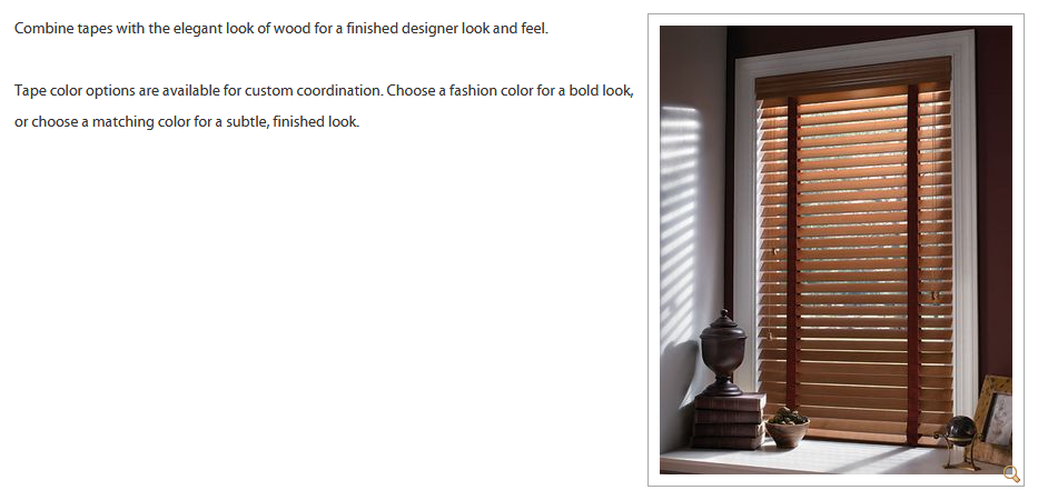 Window with Wood Blinds