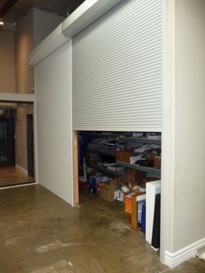 Security Roll Shutters - Open