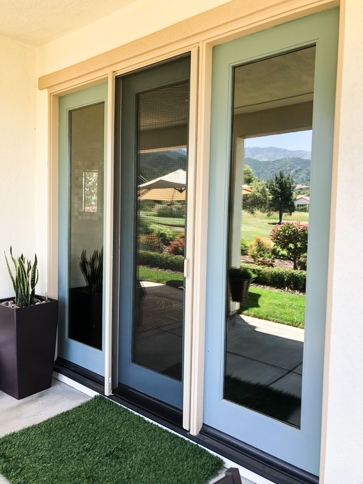 Retractable Screen Doors in Corona, California