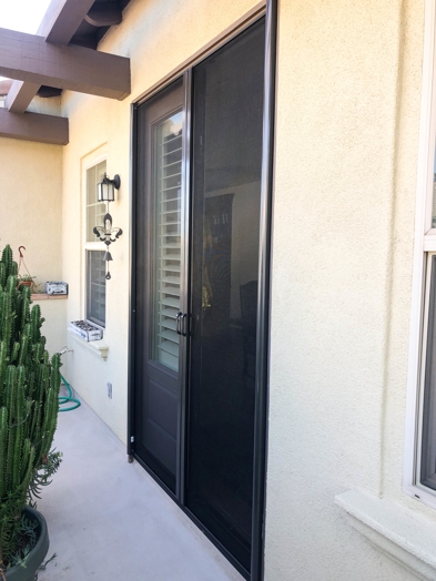French Door Retractable Screens in Ontario, California