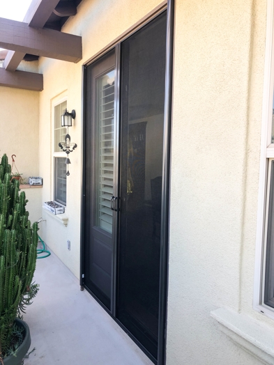 French Door Retractable Screens in Ontario, California