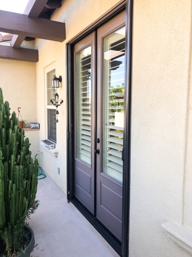 French Door Retractable Screens in Ontario, California