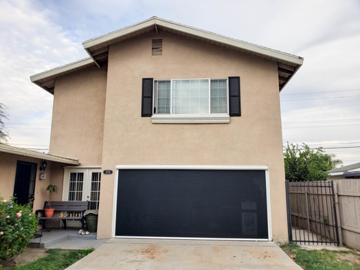 Garage Door Motorized Power Screen in Pomona, California