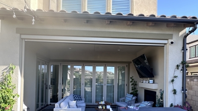 California Room Motorized Power Screens Photo