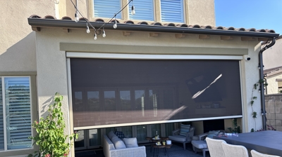 California Room Motorized Power Screens Photo