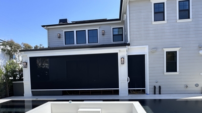 California Room Motorized Power Screens Photo