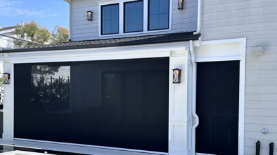 California Room Motorized Power Screens Photo