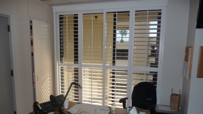 Commercial Interior Plantation Shutters Photo