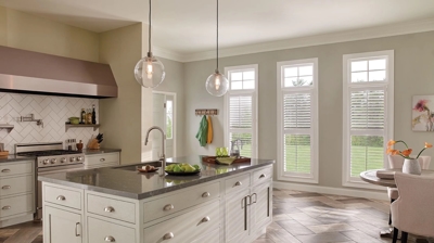 Composite Interior Plantation Shutters Photo