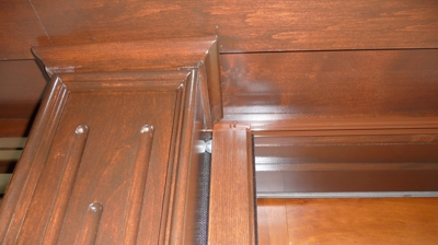 Custom Color Door Retractable Screen Door Photo