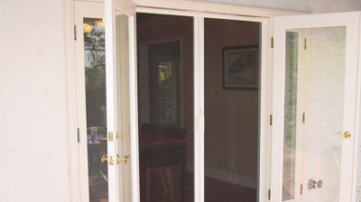 Double Door Retractable Screen Doors Photo