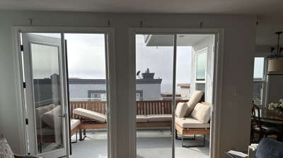 Double Door Retractable Screen Doors Photo