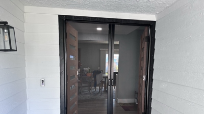 Double Door Retractable Screen Doors Photo