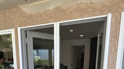 Double Door Retractable Screen Doors Photo