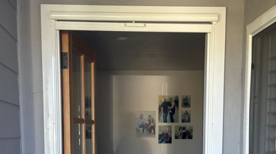 Dutch Door Retractable Screen Door Photo