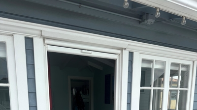 Dutch Door Retractable Screen Door Photo