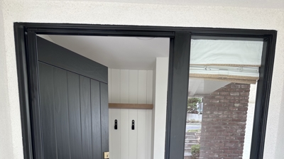 Dutch Door Retractable Screen Door Photo