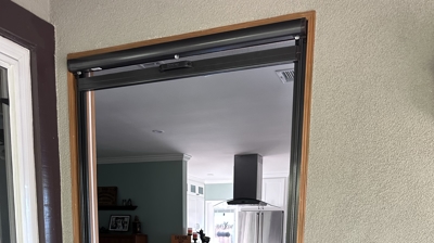 Dutch Door Retractable Screen Door Photo