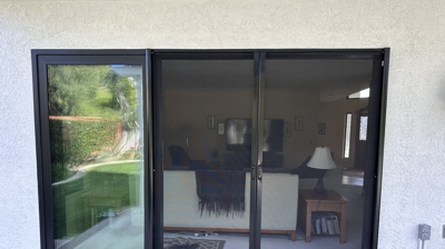 Extra Wide Door Retractable Screen Door Photo