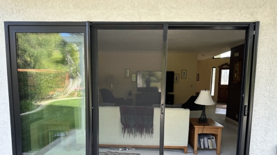 Extra Wide Door Retractable Screen Door Photo