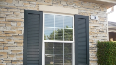 Foam Exterior Shutters Photo
