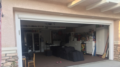 Garage Door Motorized Power Screen Photo