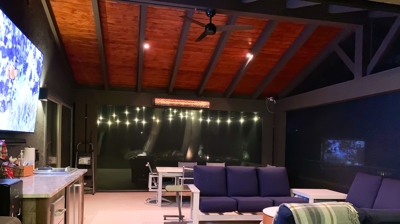 Motorized Patio Power Screens Photo