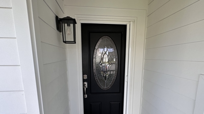 Single Door Retractable Screen Door Photo