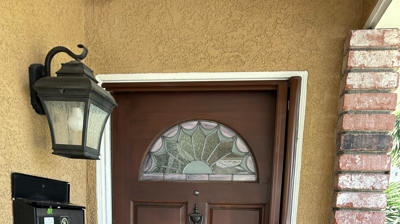 Single Door Retractable Screen Door Photo