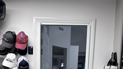 Single Door Retractable Screen Door Photo