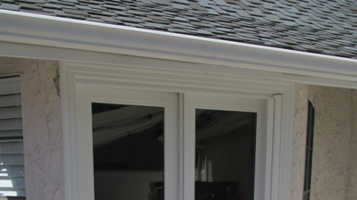 Single Over Double Doors Retractable Screen Door Photo