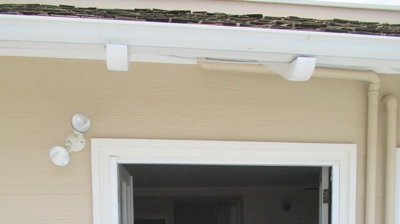 Single Over Double Doors Retractable Screen Door Photo