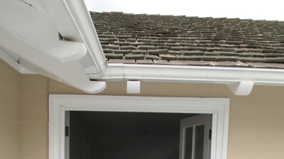 Single Over Double Doors Retractable Screen Door Photo