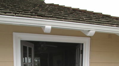 Single Over Double Doors Retractable Screen Door Photo