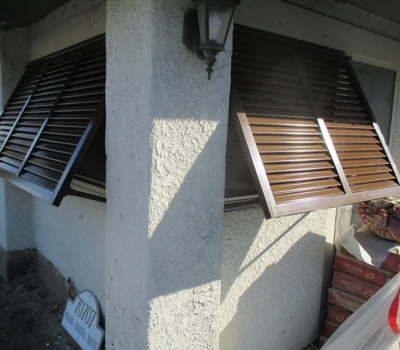 Commercial Exterior Shutters Guard Shack, Rancho Mirage