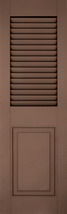 Wood Design Option - Louvered Raised Panel