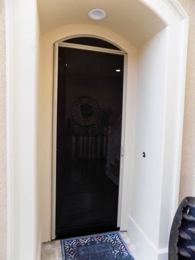 Arched Retractable Screen Doors in Upland