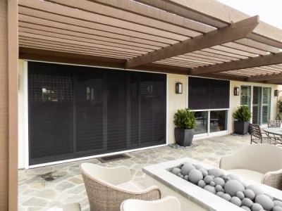 Exterior Door Motorized Power Screens