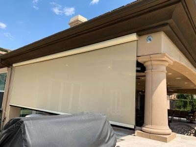 Outdoor Patio Motorized Power Screen