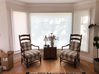 Sheer Fabric Roller Shades in Laguna Hills