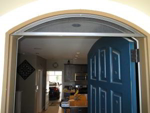 Single Front Door StowAway Arched Retractable Screen