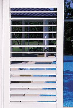 Clearview Interior Shutters have hidden tilt rods to give you an uncluttered view.