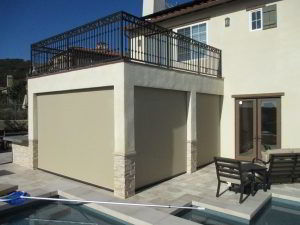 Motorized Power Screens on California Room in San Clemente