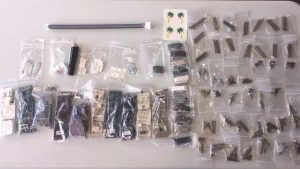 Cleaning kit, locks, latches