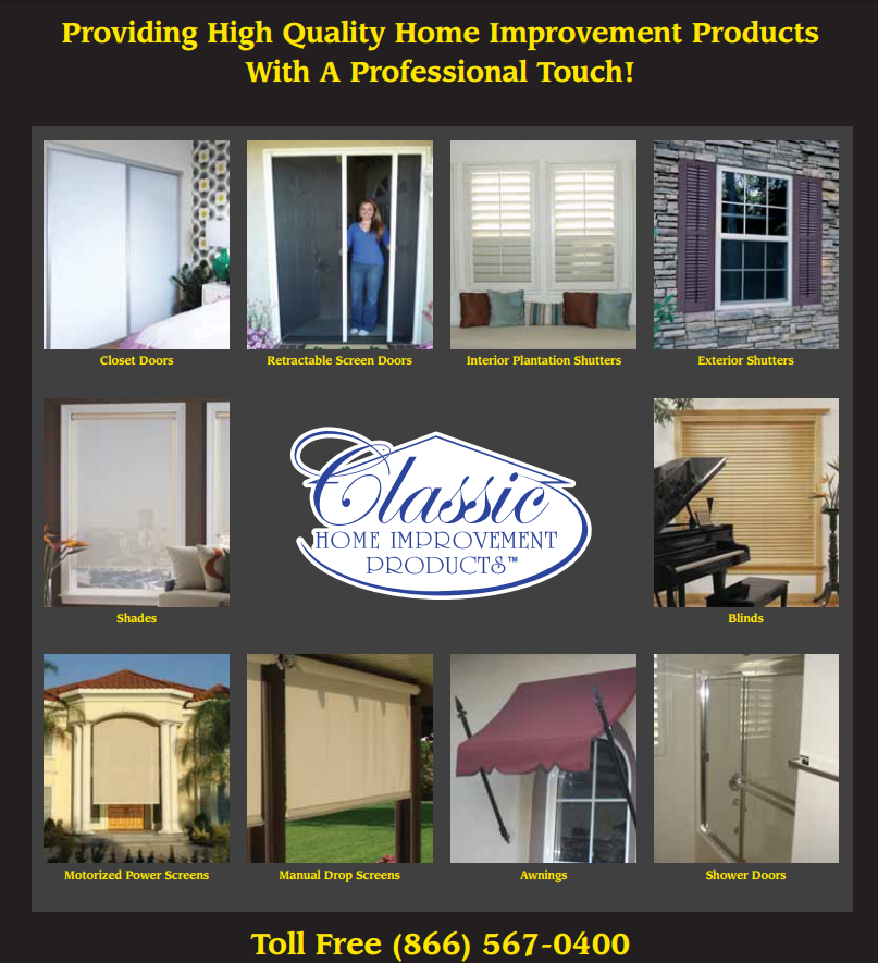 Classic Improvement Products Online Brochure