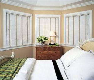 Vinyl Blinds in bedroom