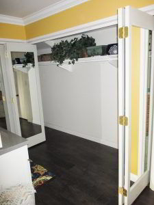 bi-folding Ovation Closet Doors with mirrors