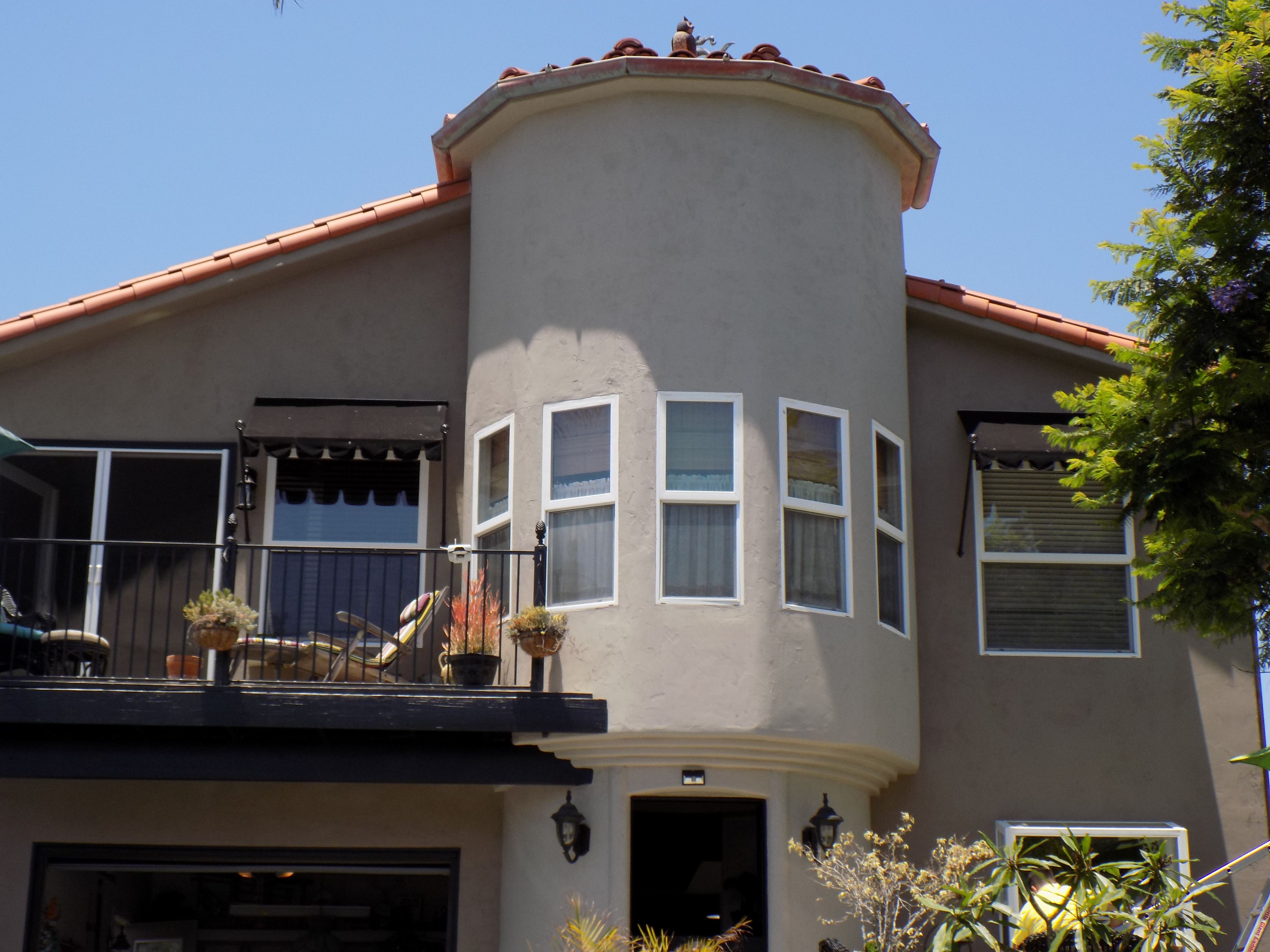 Black Aluminum Exterior Bahama Shutters