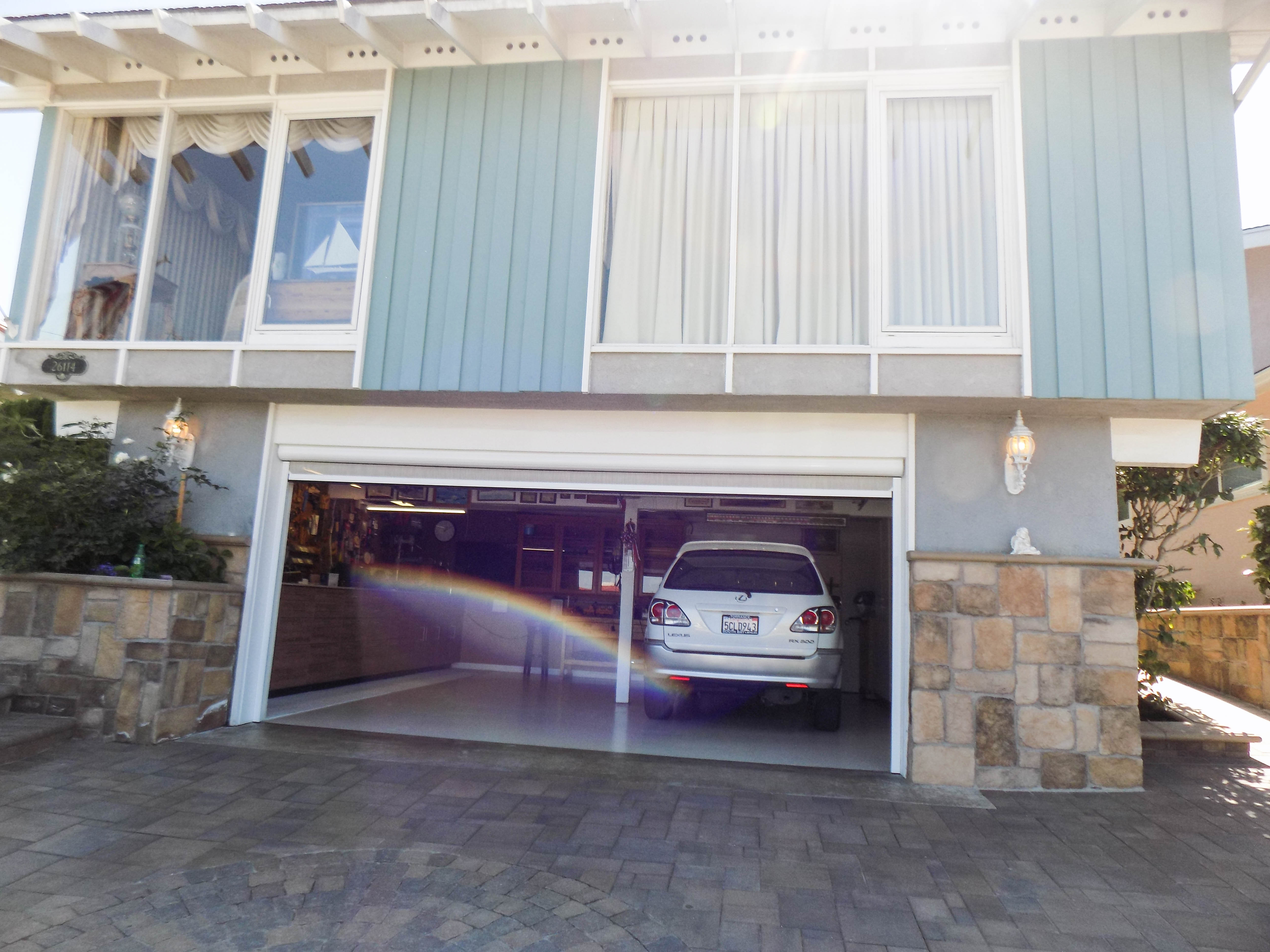 Garage Door Motorized Power Screen